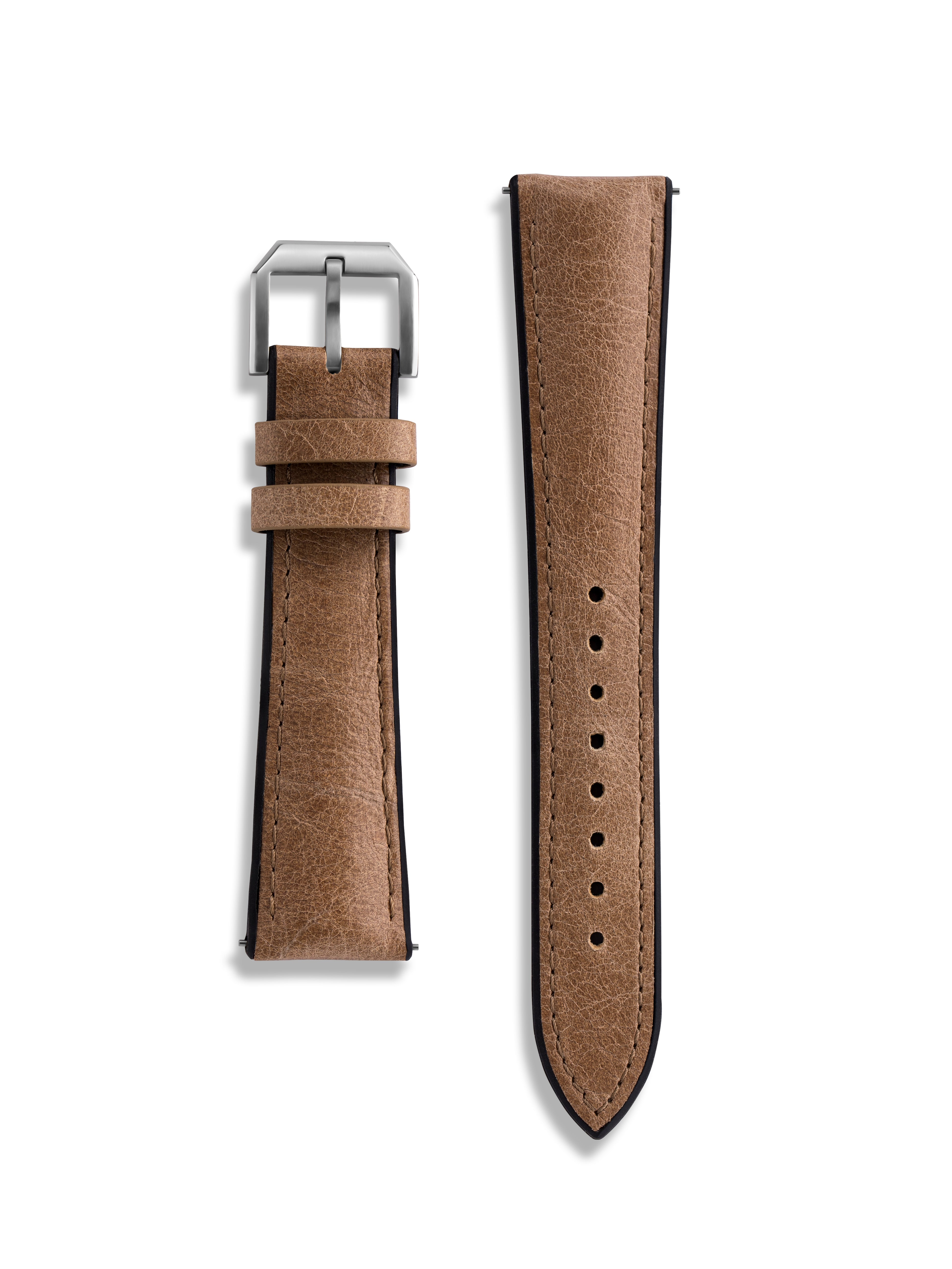 Tuscania 2001 Cobblestone Leather Strap
