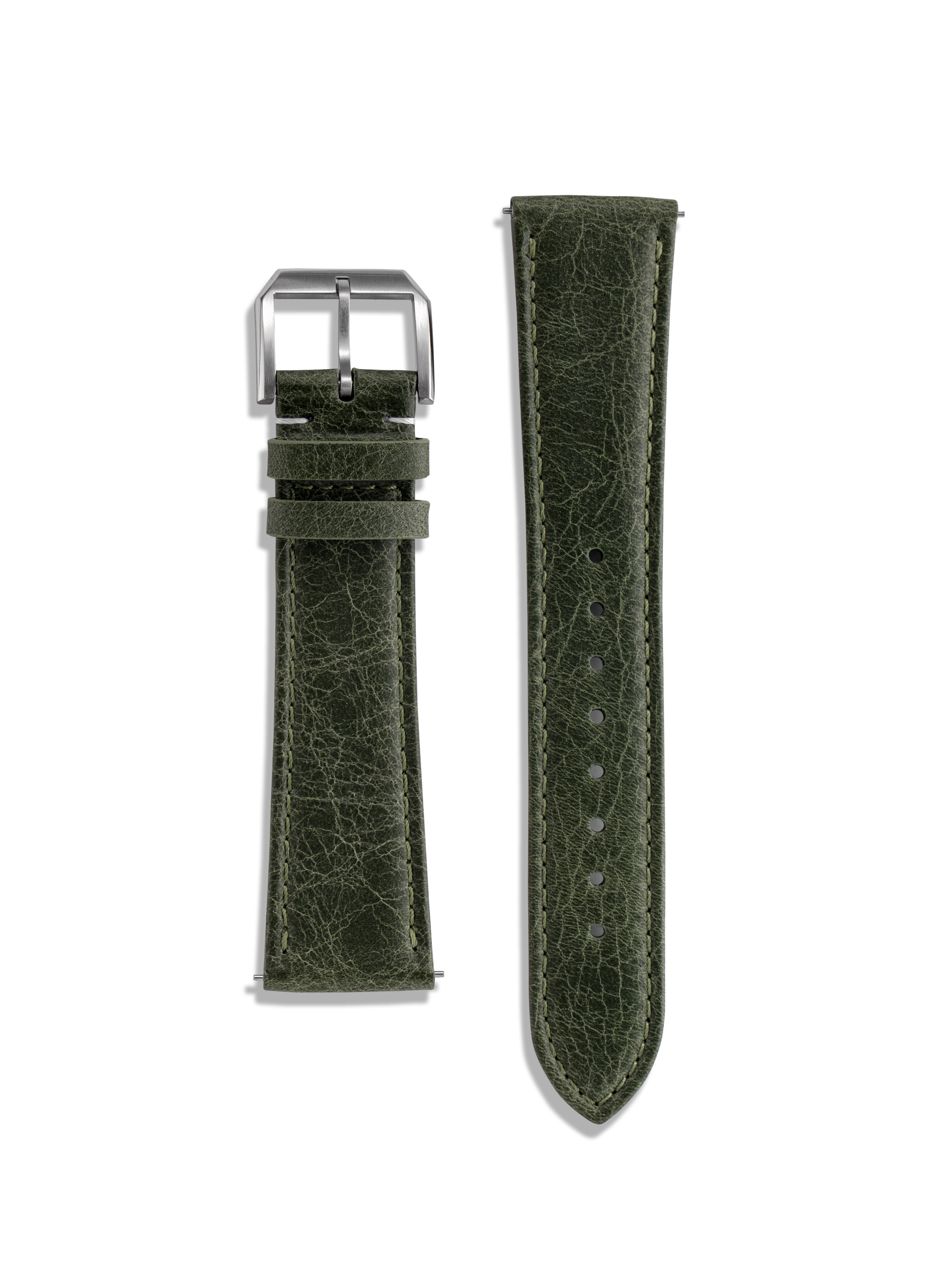 Tuscania 2003 Green Classic Leather Strap