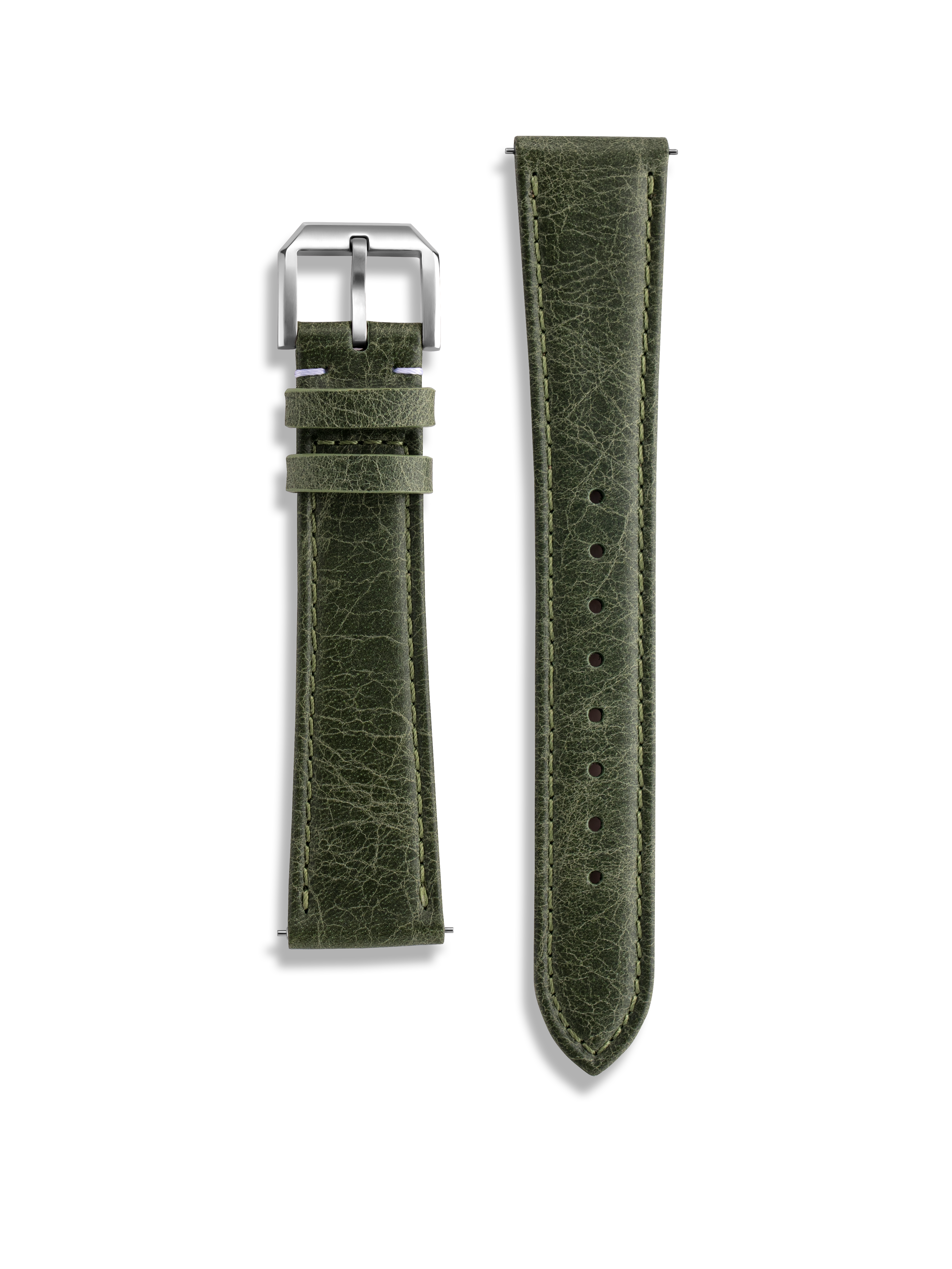 Tuscania 2003 Green Classic Leather Strap