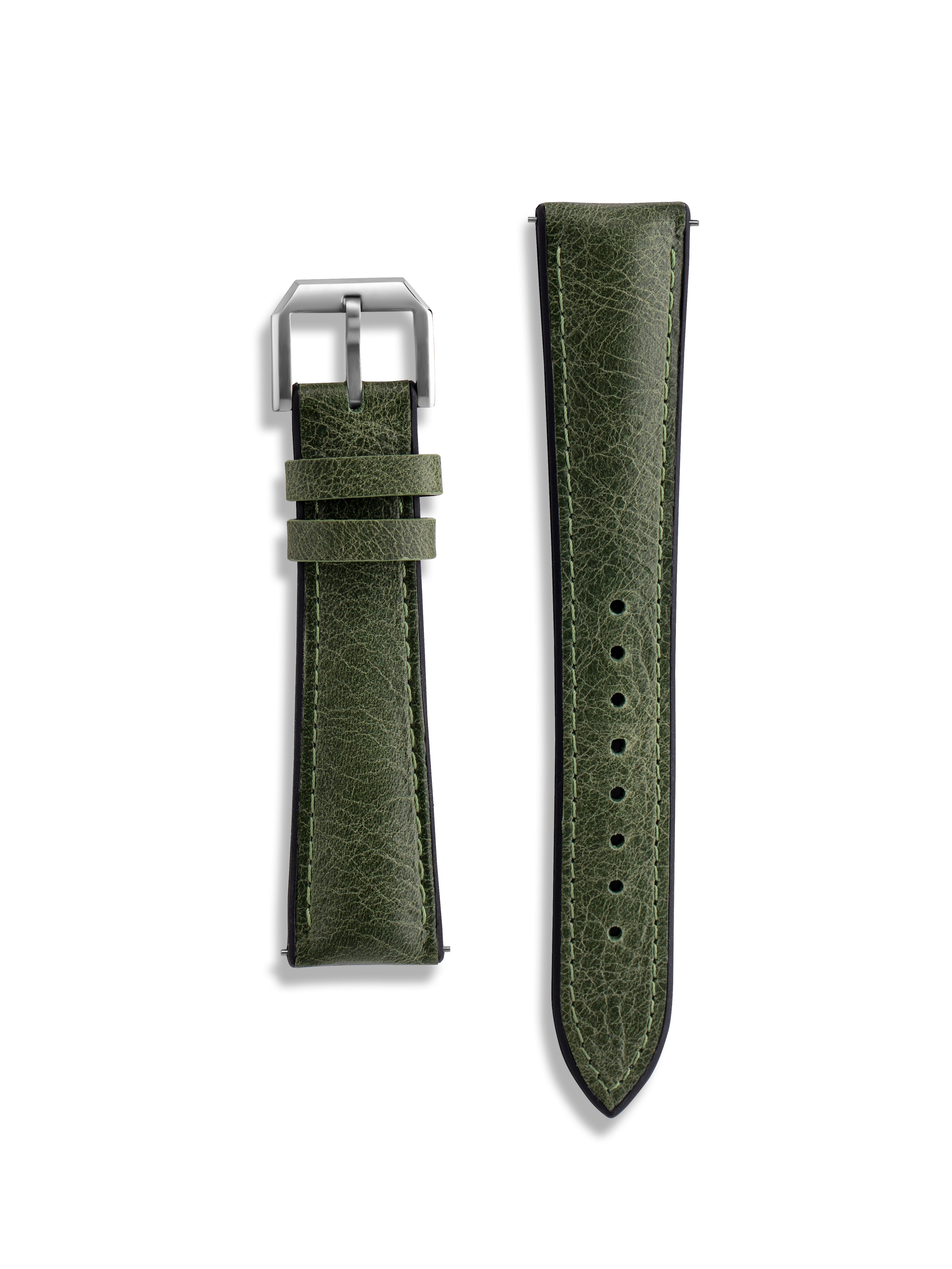 Tuscania 2003 Green Classic Leather Strap