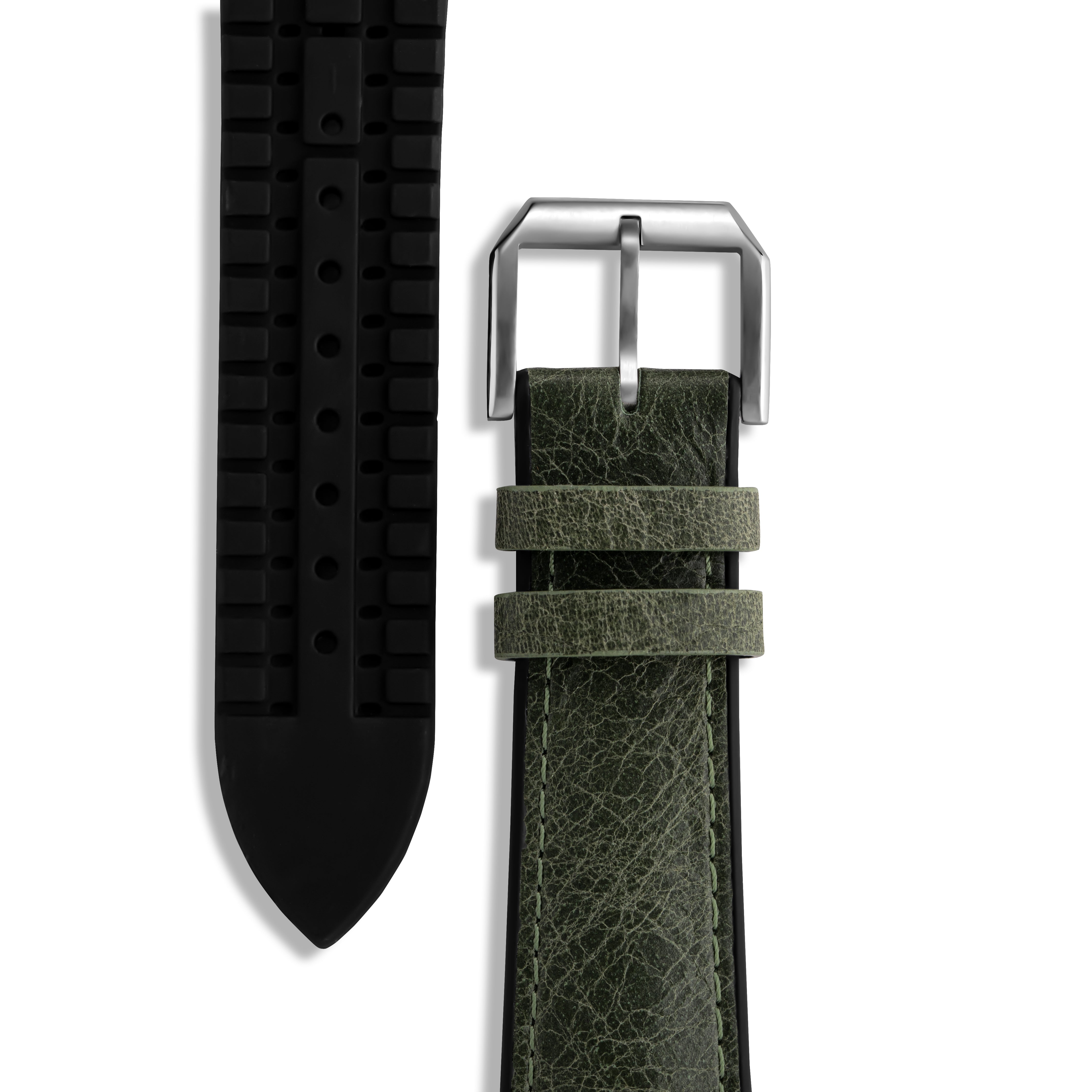 Tuscania 2003 Green Classic Leather Strap