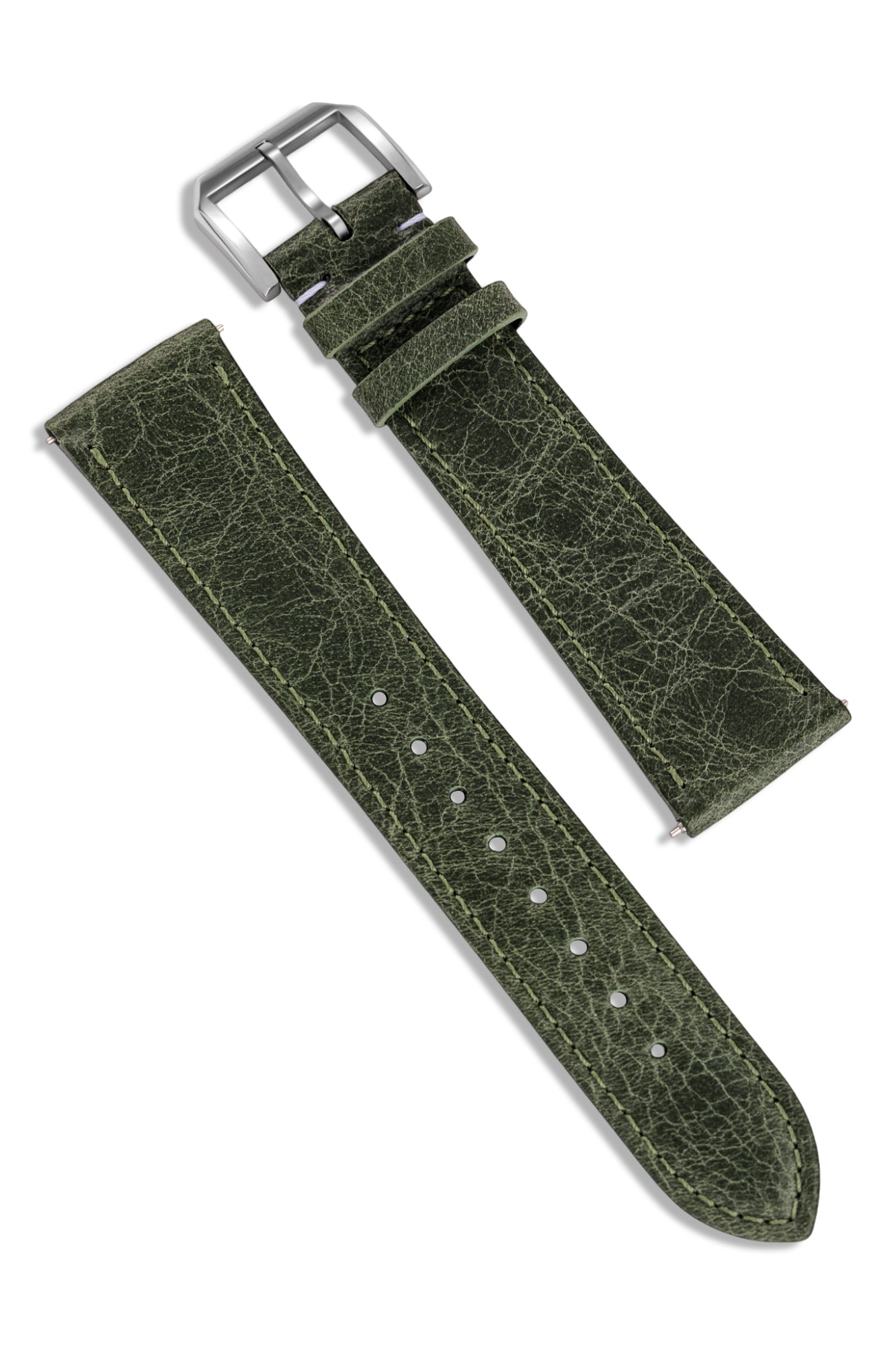 Tuscania 2003 Green Classic Leather Strap