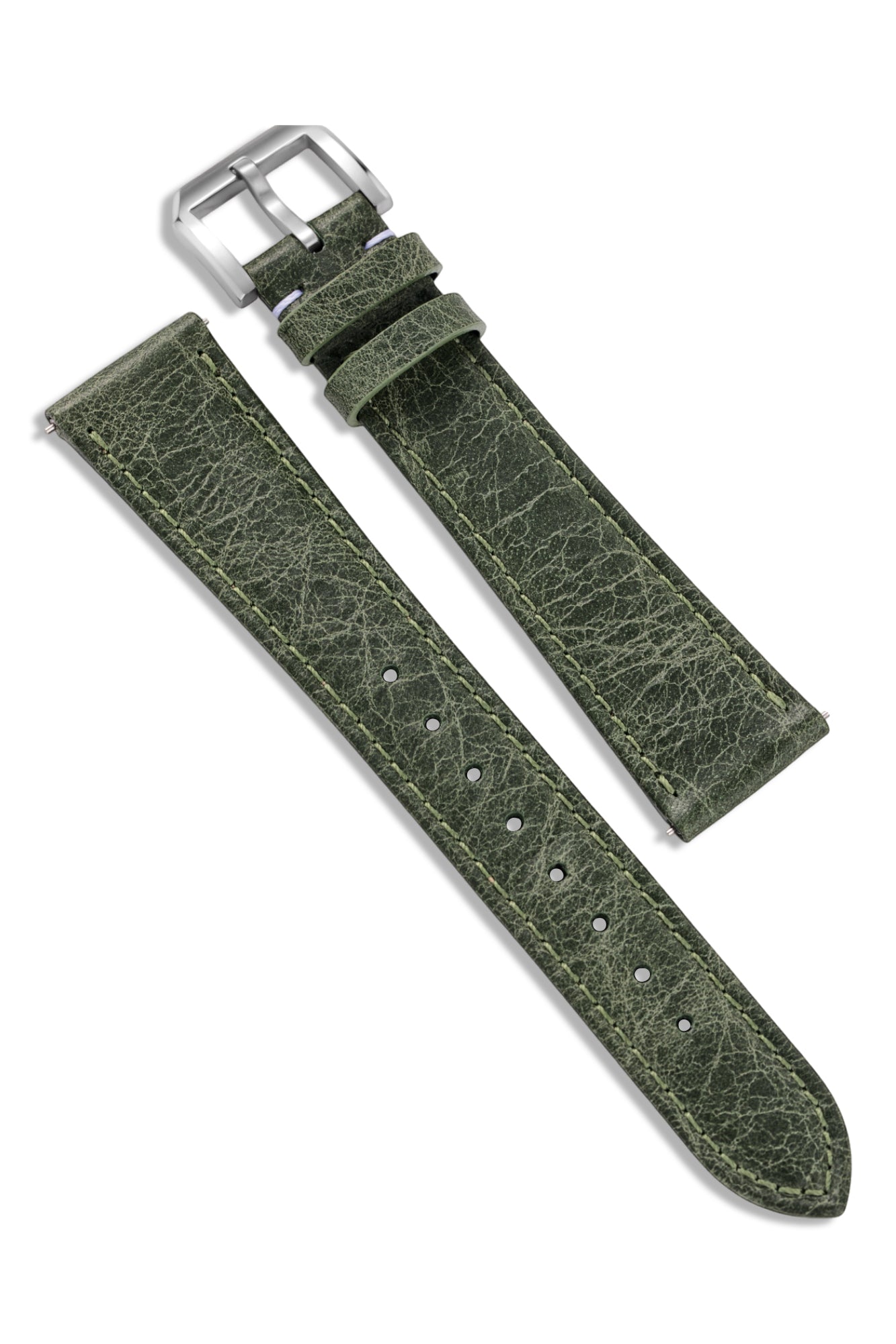 Tuscania 2003 Green Classic Leather Strap