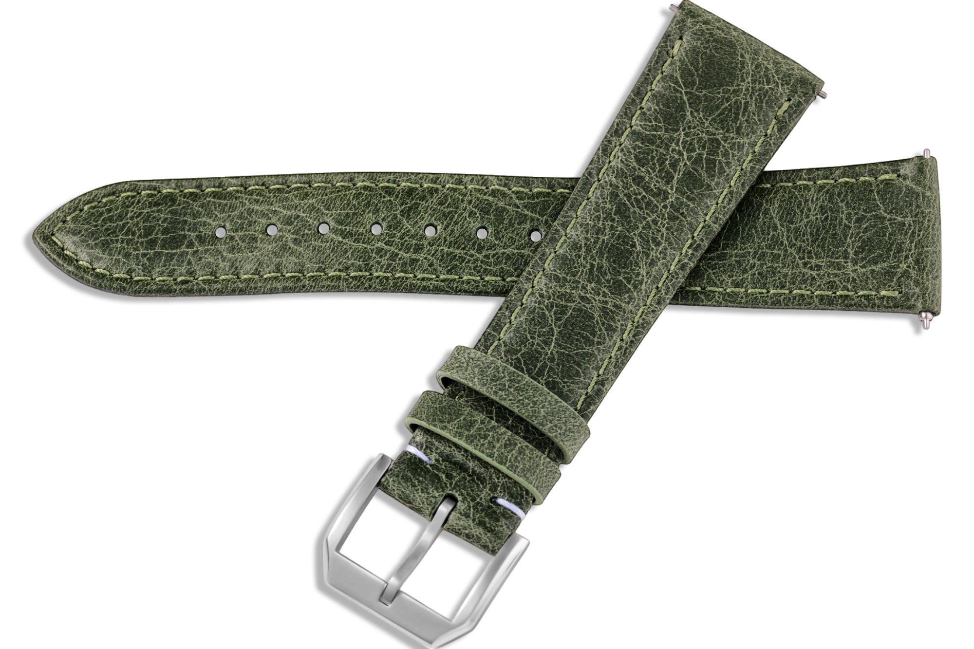 Tuscania 2003 Green Classic Leather Strap