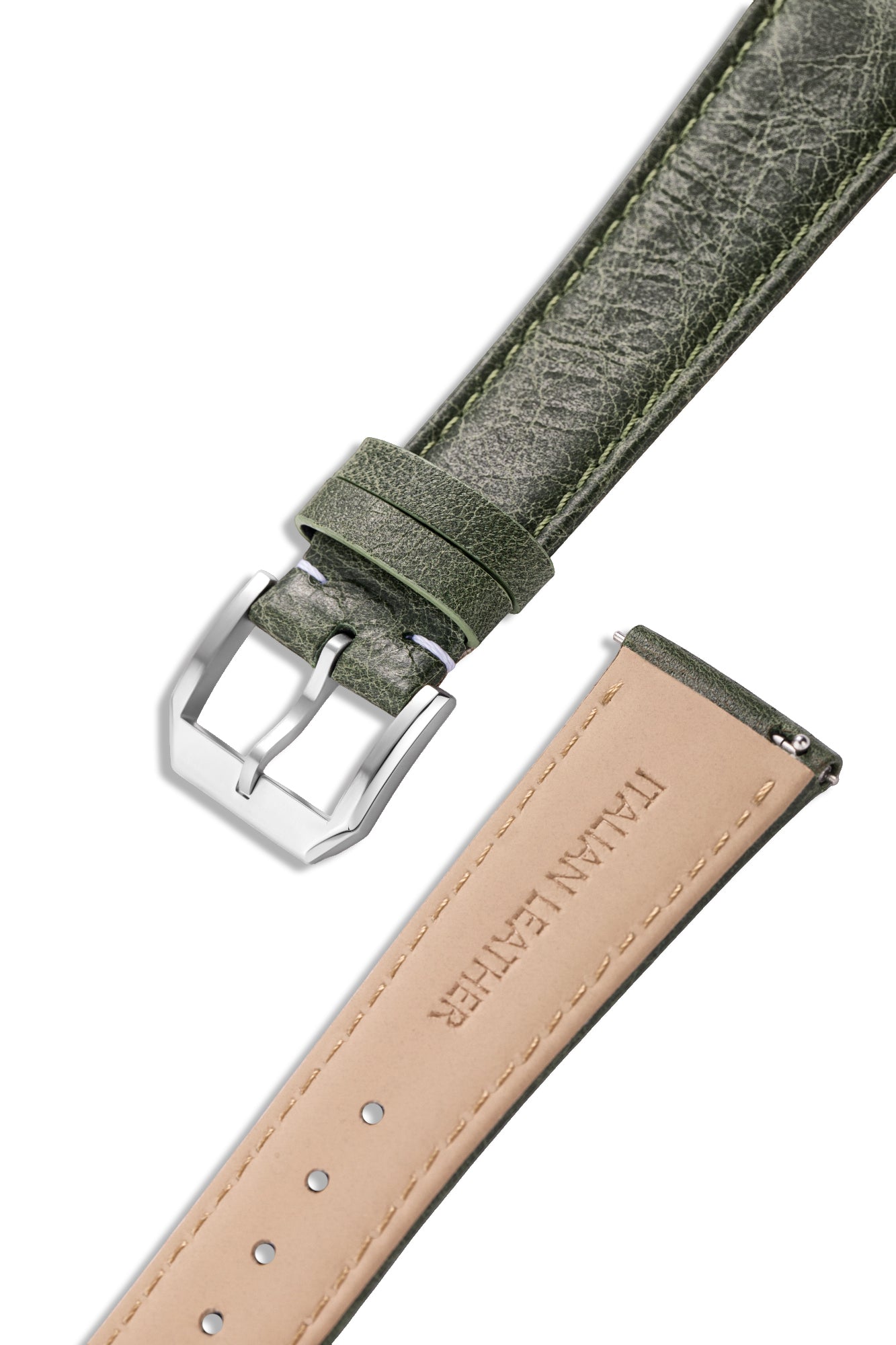 Tuscania 2003 Green Classic Leather Strap