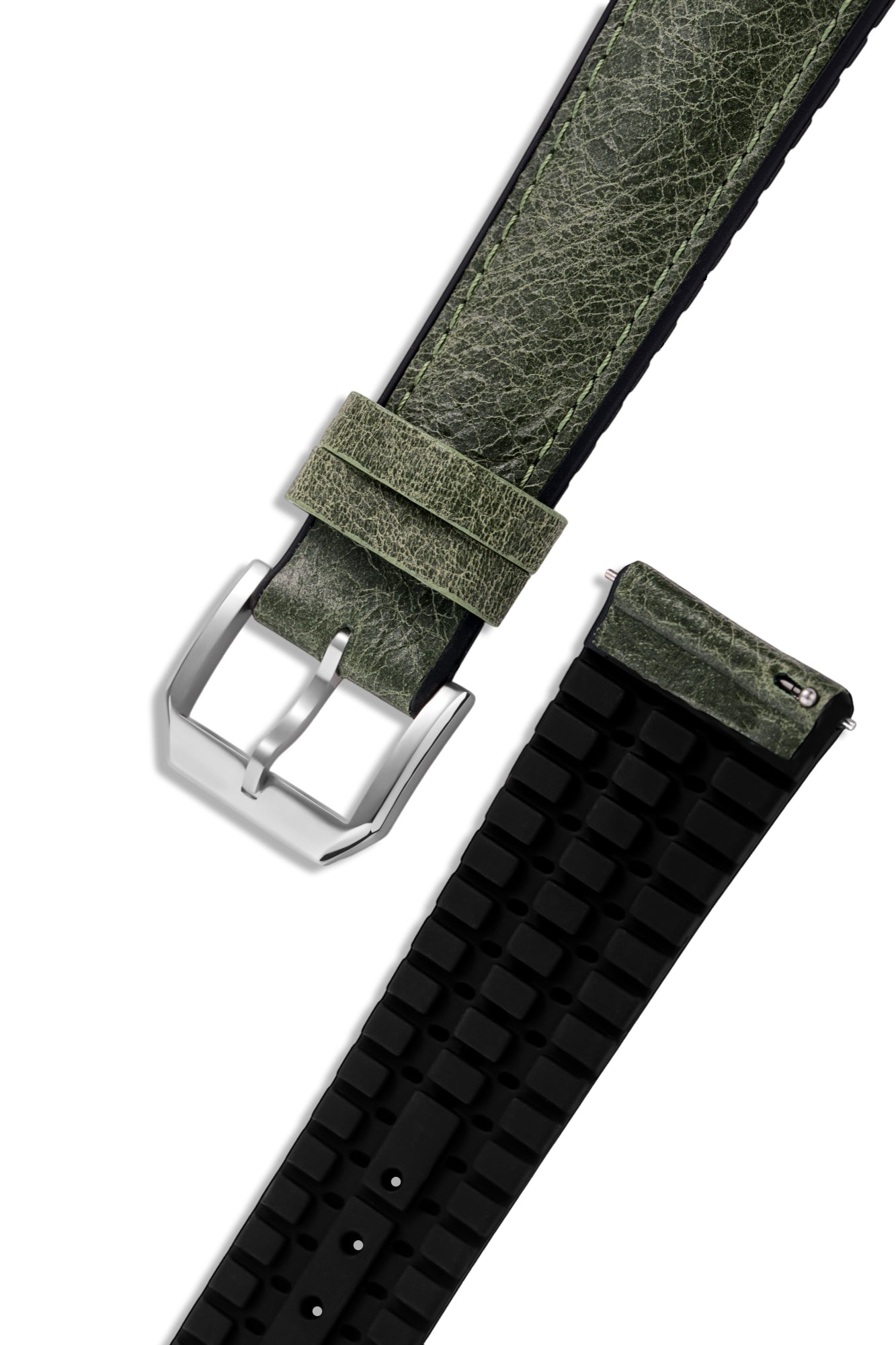 Tuscania 2003 Green Classic Leather Strap