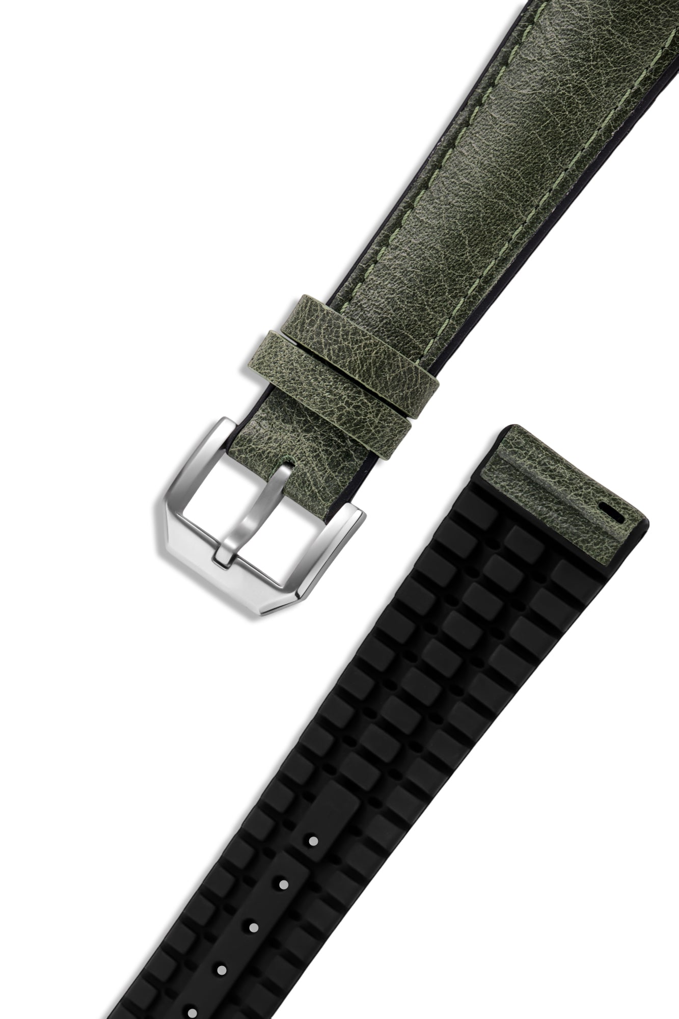 Tuscania 2003 Green Classic Leather Strap